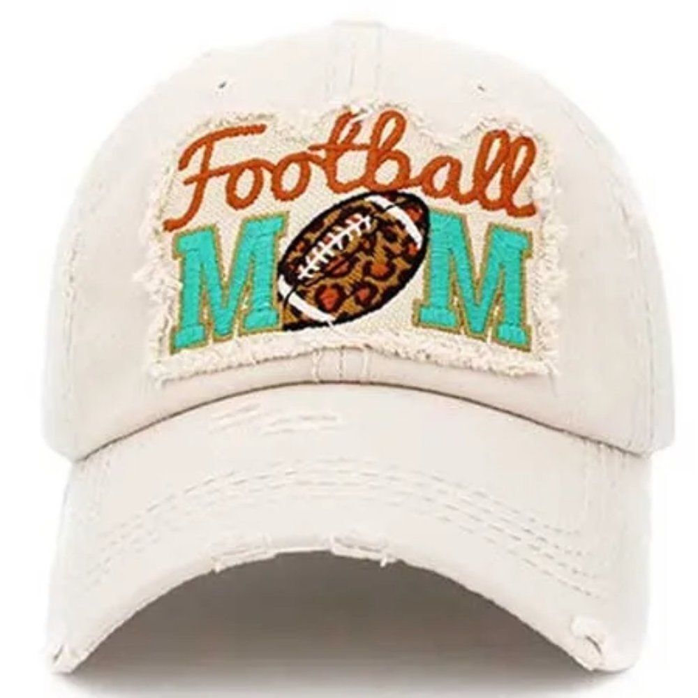 Off White Football Mom Baseball Cap - Picture 2 of 6